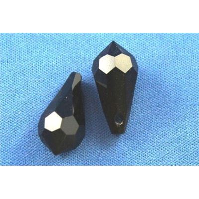 Swarovski Crystal 6000 Pendant Jet 22x11mm 