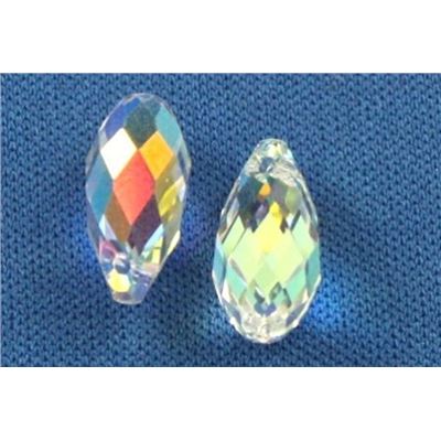 Swarovski Crystal 6010 Briolette Pendant Crystal AB 13.0x6.5mm 