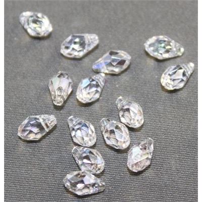Swarovski Crystal 6007 Briolette Pendant Crystal Moonlight 7x4mm 