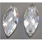 Swarovski Crystal 6110 Navette Pendant Crystal 30x14mm 