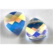 Swarovski Crystal 6012 Briolette Crystal AB 11x10mm 