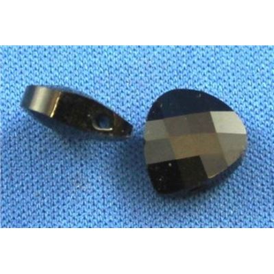 Swarovski Crystal 6012 Briolette Jet 11x10mm 