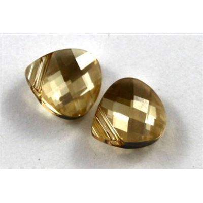 Swarovski Crystal 6012 Briolette Golden Shadow 11x10mm 