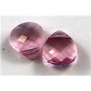 Swarovski Crystal 6012 Briolette Light Rose 11x10mm 