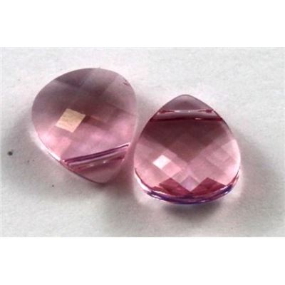 Swarovski Crystal 6012 Briolette Light Rose 11x10mm 