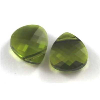 Swarovski Crystal 6012 Briolette Olive 11x10mm 