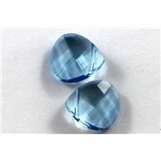 Swarovski Crystal 6012 Briolette Aqua 15.4x14mm 