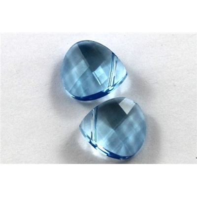 Swarovski Crystal 6012 Briolette Aqua 15.4x14mm 