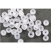 Czech Seed Bead White Matte 8/0 - Minimum 12g