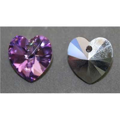 Swarovski Crystal 6202 Hearts Vitrail  14.4x14mm 