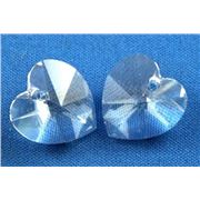 Swarovski Crystal 6202 Hearts Crystal 18x17.5mm 