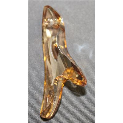 Swarovski Crystal 6791 Coral Pendant Golden Shadow 34mm 