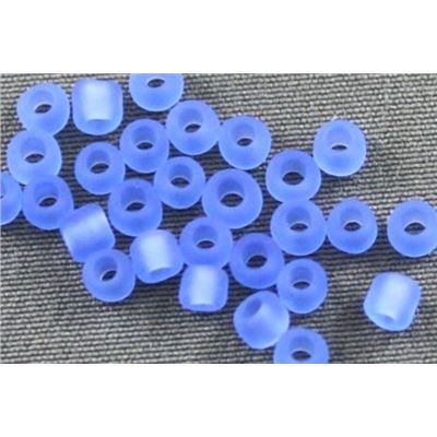 Czech Seed Bead Blue Matte 8/0 - Minimum 12g