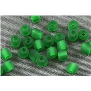 Czech Seed Bead Green Matte 8/0 - Minimum 12g