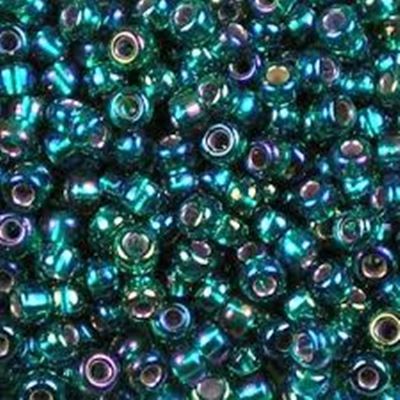 Czech Seed Bead Teal AB 8/0 - Minimum 12g