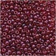 Toho Seed Bead Gold Lustered Raspberry 8/0 - Minimum 8g