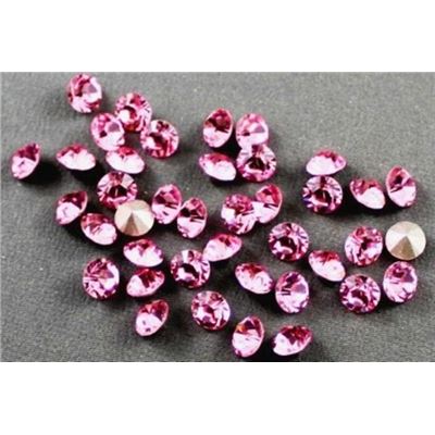 Swarovski Crystal 1028 Pointy Back Light Rose PP14 