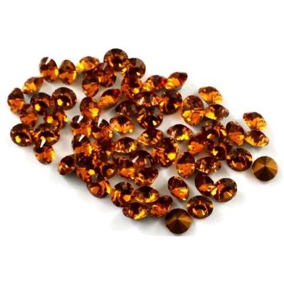 Swarovski Crystal 1028 Pointy Back Topaz PP14 