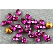 Swarovski Crystal 1028 Pointy Back Fuchsia PP24 