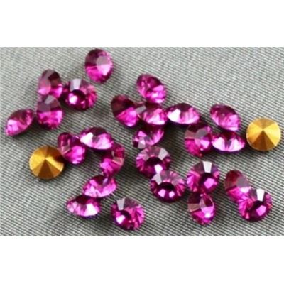 Swarovski Crystal 1028 Pointy Back Fuchsia PP24 