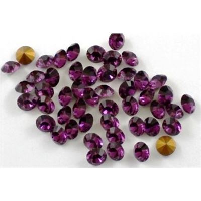 Swarovski Crystal 1028 Pointy Back Amethyst PP32 