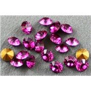 Swarovski Crystal 1028 Pointy Back Fuchsia PP32 