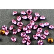 Swarovski Crystal 1028 Pointy Back Light Rose PP32 