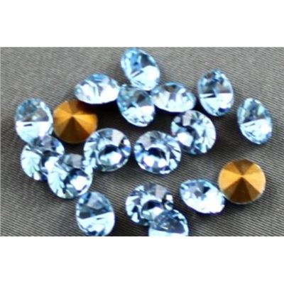 Swarovski Crystal 1028 Pointy Back Aqua SS24 