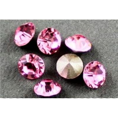 Swarovski Crystal 1028 Pointy Back Light Rose SS29 