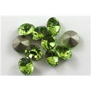 Swarovski Crystal 1028 Pointy Back Peridot SS29 