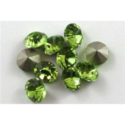 Swarovski Crystal 1028 Pointy Back Peridot SS29 