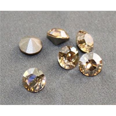 Swarovski Crystal 1028 Pointy Back Golden Shadow SS29 