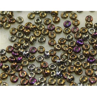 Toho Seed Bead Metallic Brown Iris 8/0 - Minimum 12g