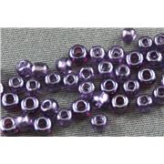 Czech Seed Bead Purple Luster 8/0 - Minimum 12g