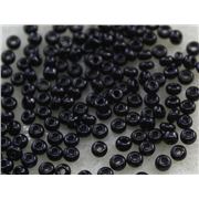 Toho Seed Bead Black Opaque 8/0 - Minimum 12g