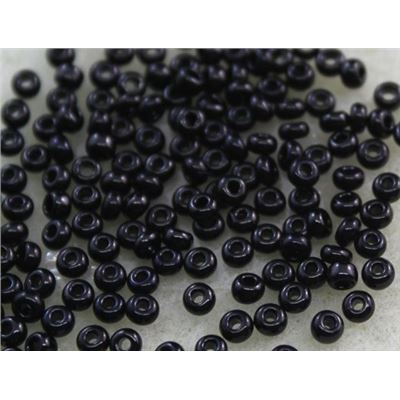 Toho Seed Bead Black Opaque 8/0 - Minimum 12g