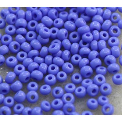 Czech Seed Bead Light Blue Opaque 8/0 - Minimum 12g