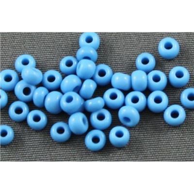 Toho Seed Bead Blue Turquoise Opaque 8/0 - Minimum 12g