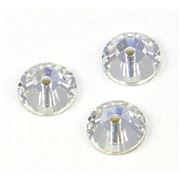 Swarovski Crystal 3188 Sew-on Round, 1 hole Crystal 6mm 