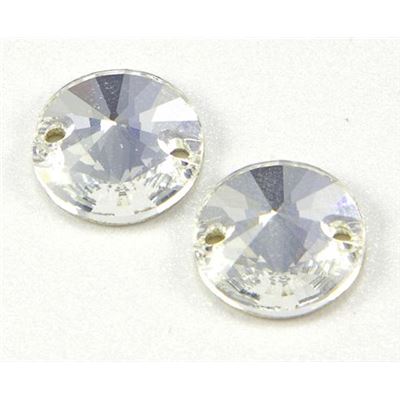 Swarovski Crystal 3200 Sew-on Round, point, 2 hole Crystal 10mm 