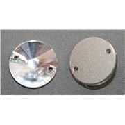 Swarovski Crystal 3200 Sew-on Round, point, 2 hole Crystal 16mm 