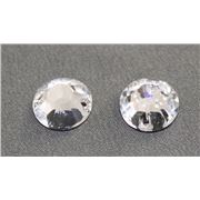 Swarovski Crystal 3200 Sew-on Round, flat, 2 hole Crystal 10mm 