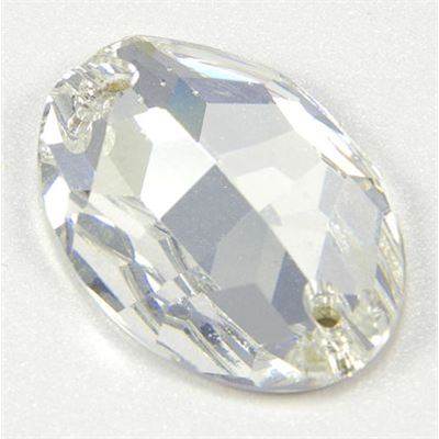 Swarovski Crystal 3210 Sew-on Oval, point, 2 hole Crystal 24x17mm 