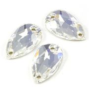 Swarovski Crystal 3230 Sew-on Tear drop, point, 2 hole Crystal 18x10.5mm 