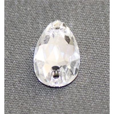 Swarovski Crystal 3230 Sew-on Tear drop, point, 2 hole Crystal  12x7mm 