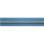 Swarovski Crystal Cup Chain Crystal/Gold Chain PP18 