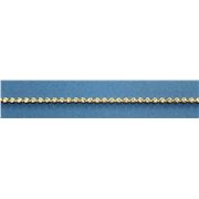 Swarovski Crystal Cup Chain Crystal/Gold Chain PP18 