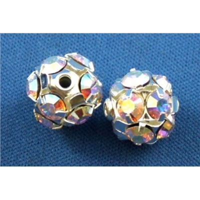Swarovski Crystal 1012 Disco Ball Crystal AB/Silver 10mm 