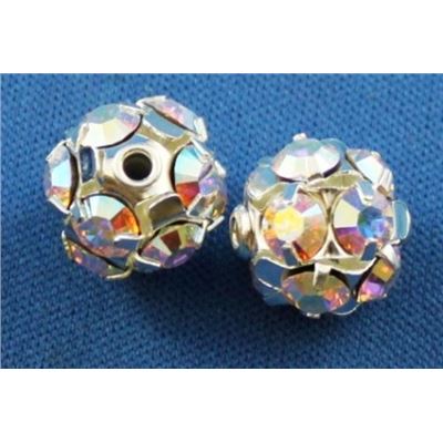 Swarovski Crystal 1012 Disco Ball Crystal AB/Silver 12mm 