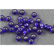 Czech Seed Bead Royal Silver Lined 8/0 - Minimum 12g